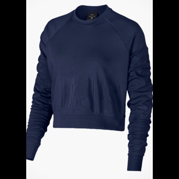 Nike Tops - 💕Nike Versa Training Crop Sweatshirt, NWT Sz 3x